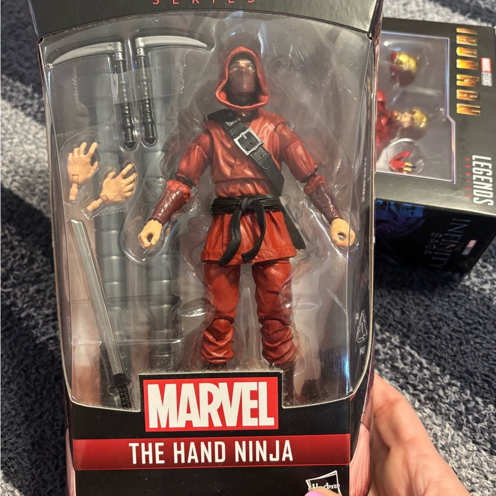 Marvel Red & Black Hand Ninja Action Figure
